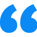 testimonial - Blue